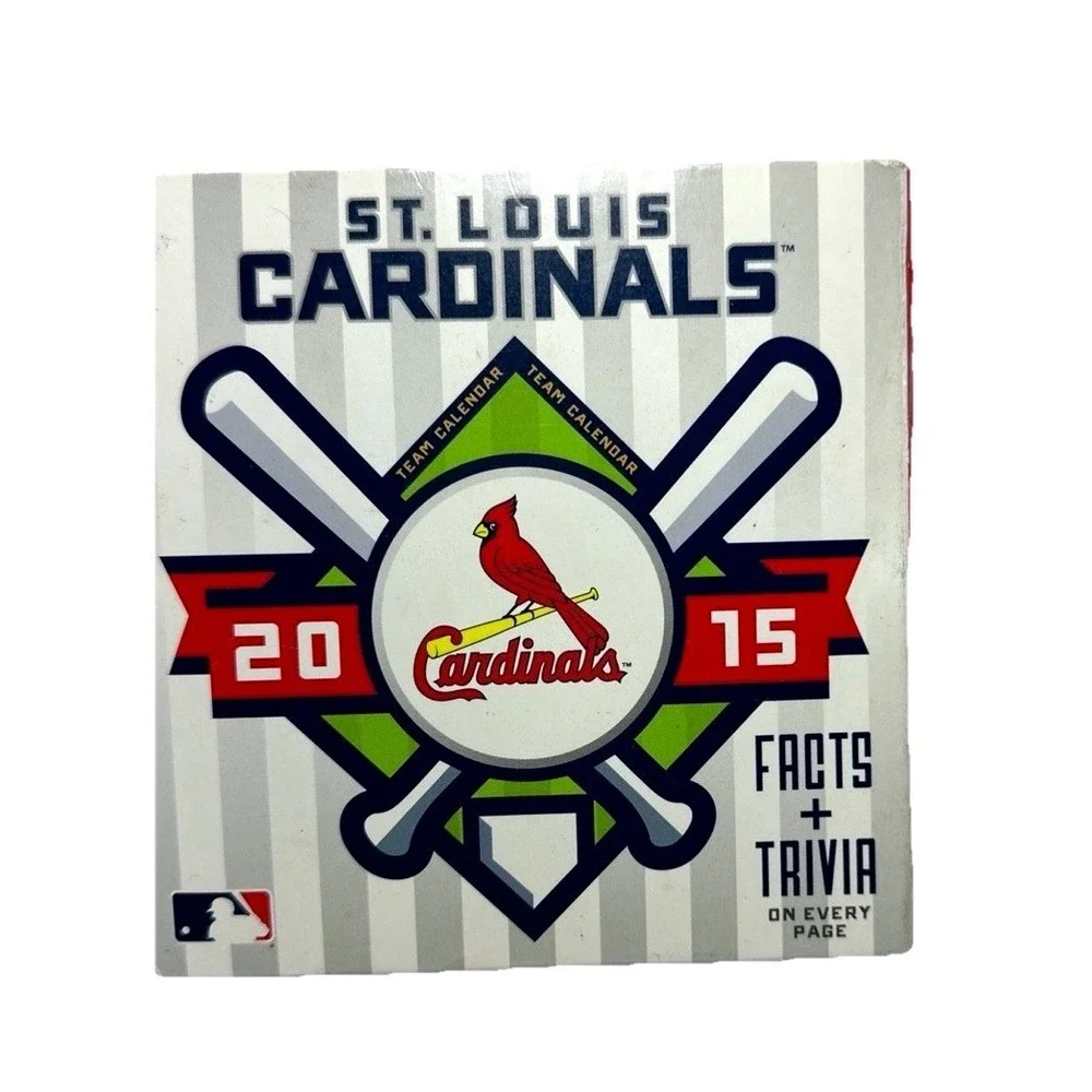 St. Louis Cardinals‎ 2015 MLB Team Calendar Facts Trivia Baseball